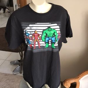 Large Marvel Avengers VideoGame style Teeshirt